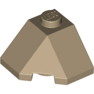 LEGO® los onderdeel Wig in kleur Donker Geelbruin 13548