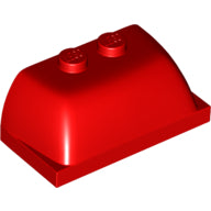 LEGO® los onderdeel Voorruit in kleur Rood 30841