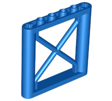 LEGO® los onderdeel Steunpilaar in kleur Blauw 64448