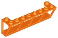 LEGO® los onderdeel Raamkozijn in kleur Oranje 89648