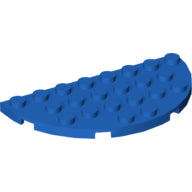 LEGO® los onderdeel Plaat Rond in kleur Blauw 22888