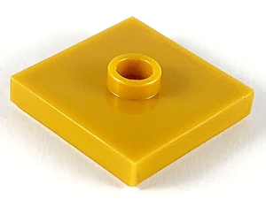 LEGO® los onderdeel Plaat Aangepast Parel Goud 87580