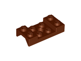 LEGO® los onderdeel Spatbord in kleur Roodachtig Bruin 60212