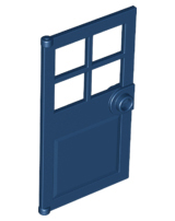 Plaatje in Gallery viewer laden, LEGO® los onderdeel Deur in kleur Donkerblauw 60623