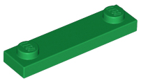 LEGO® los onderdeel Plaat Aangepast in kleur Groen 92593