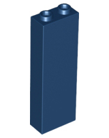 LEGO® los onderdeel Steen in kleur Donkerblauw 2454