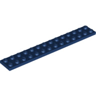 LEGO® los onderdeel Plaat Algemeen Donkerblauw 91988