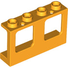 LEGO® los onderdeel Raamkozijn Helder Licht Oranje 61345
