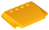 Plaatje in Gallery viewer laden, LEGO® los onderdeel Wig in kleur Helder Licht Oranje 52031