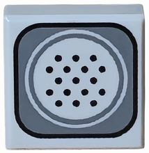 Plaatje in Gallery viewer laden, LEGO® Tegel met Motief Licht Blauwachtig Grijs 3070pb118
