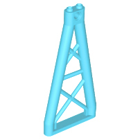 Plaatje in Gallery viewer laden, LEGO® los onderdeel Steunpilaar Medium Azuurblauw 64449