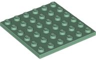 LEGO® los onderdeel Plaat Algemeen in kleur Zandgroen 3958