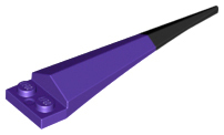Plaatje in Gallery viewer laden, LEGO® los onderdeel Plaat Aangepast Donkerpaars 61406pb05
