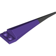 LEGO® los onderdeel Plaat Aangepast Donkerpaars 61406pb05