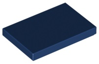 Plaatje in Gallery viewer laden, LEGO® los onderdeel Tegel Algemeen Donkerblauw 26603