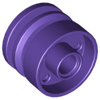 Plaatje in Gallery viewer laden, LEGO® los onderdeel Wiel in kleur Donkerpaars 55981