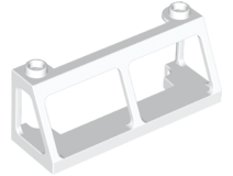 LEGO® los onderdeel Voorruit in kleur Wit 13760