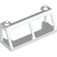 LEGO® los onderdeel Voorruit in kleur Wit 13760