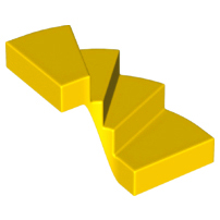 Plaatje in Gallery viewer laden, LEGO® los onderdeel Trap in kleur Geel 28466