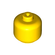 LEGO® los onderdeel Hoofd in kleur Geel 33464