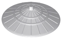 LEGO® onderdeel Hoofddeksels Licht Blauwachtig Grijs 93059