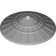 LEGO® onderdeel Hoofddeksels Licht Blauwachtig Grijs 93059