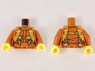 LEGO® onderdeel Lijf met Motief Donker Oranje 973pb2755c01
