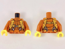 LEGO® onderdeel Lijf met Motief Donker Oranje 973pb2755c01