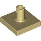 LEGO® los onderdeel Tegel Aangepast in kleur Geelbruin 2460