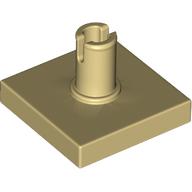 LEGO® los onderdeel Tegel Aangepast in kleur Geelbruin 2460