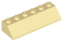 LEGO® los onderdeel Dakpan Algemeen in kleur Geelbruin 23949