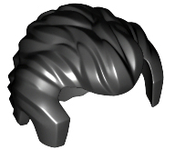 LEGO® los onderdeel Haar in kleur Zwart 21268