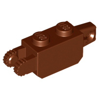 Plaatje in Gallery viewer laden, LEGO® los onderdeel Scharnier Roodachtig Bruin 30386