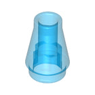 LEGO® los onderdeel Kegel Doorzichtig Donkerblauw 4589