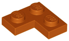 LEGO® los onderdeel Plaat Algemeen Donker Oranje 2420