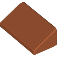 Plaatje in Gallery viewer laden, LEGO® los onderdeel Dakpan Algemeen Donker Oranje 85984