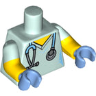 LEGO® los onderdeel Lijf met Motief Licht Aqua 973pb2695c01