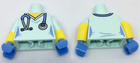 LEGO® los onderdeel Lijf met Motief Licht Aqua 973pb2695c01