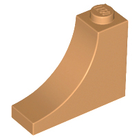 LEGO® los onderdeel Steen Boog in kleur Medium Noga 18653