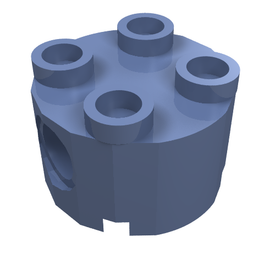 LEGO® los onderdeel Steen Rond in kleur Zandblauw 17485