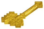Plaatje in Gallery viewer laden, LEGO® los onderdeel Accessoire in kleur Parel Goud 18788