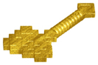 LEGO® los onderdeel Accessoire in kleur Parel Goud 18788