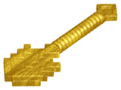 LEGO® los onderdeel Accessoire in kleur Parel Goud 18791
