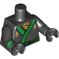 LEGO® los onderdeel Lijf met Motief Zwart 973pb2785c01