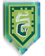 LEGO® 22385pb120 in kleur Doorschijnend Helder Groen