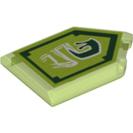 LEGO® 22385pb120 in kleur Doorschijnend Helder Groen