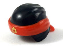 Plaatje in Gallery viewer laden, LEGO® los onderdeel Hoofddeksels in kleur Zwart 24496pb03