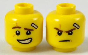 LEGO® los onderdeel Hoofd in kleur Geel 3626cpb1889