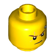 LEGO® los onderdeel Hoofd in kleur Geel 3626cpb1889