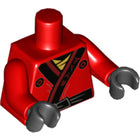 LEGO® los onderdeel Lijf met Motief Rood 973pb2783c01
